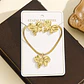 European American Hot Sale 18k Gold Stainless Steel Geometric Stud Earrings High-end Niche Instagram Women's Trendy Cross-border - thumbnail 4