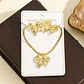 European American Hot Sale 18k Gold Stainless Steel Geometric Stud Earrings High-end Niche Instagram Women's Trendy Cross-border - thumbnail 8