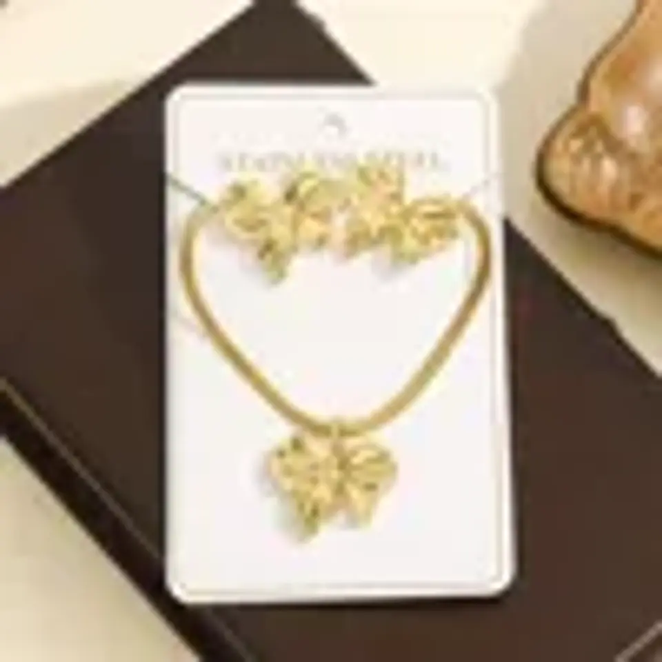 European American Hot Sale 18k Gold Stainless Steel Geometric Stud Earrings High-end Niche Instagram Women's Trendy Cross-border 8