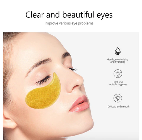 ZOO·SON® Golden Caviar Firming Eye Patches – Anti-Aging & Under-Eye Depuffing Treatment (60 Pairs / 30 Pairs Set)