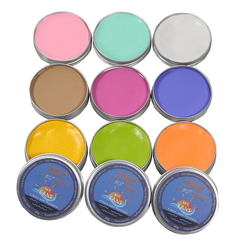Water Sports Colorful Surfing Sunscreen Mud – Long-Lasting UV Protection for Outdoor Activities