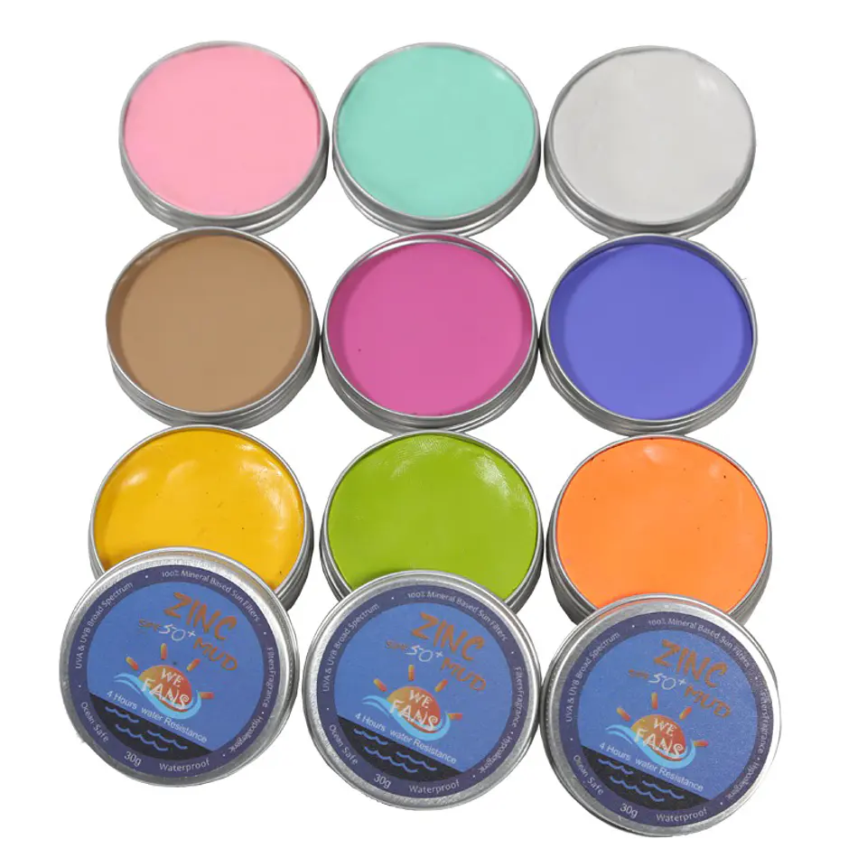 Water Sports Colorful Surfing Sunscreen Mud – Long-Lasting UV Protection for Outdoor Activities 1