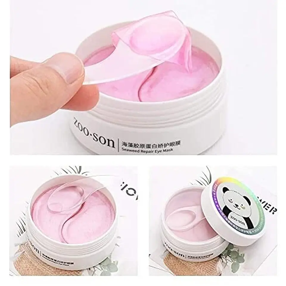 ZOO·SON®  Korean Skincare Collagen Hydrogel Under Eye Patches (60 Patches / 30 Pairs) 5