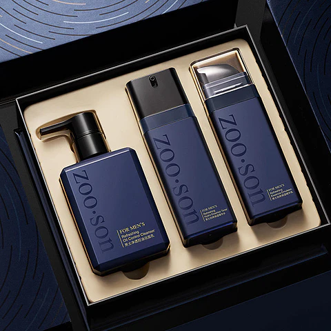 ZOO·SON® For Men's Refreshing 3-Piece Skincare Set (Cleanser + Toner + Emulsion)