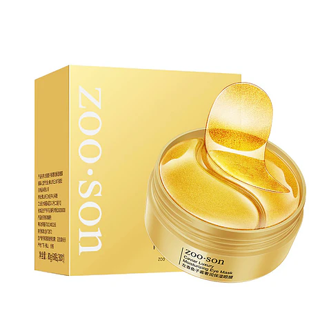 ZOO·SON® Golden Caviar Firming Eye Patches – Anti-Aging & Under-Eye Depuffing Treatment (60 Pairs / 30 Pairs Set)