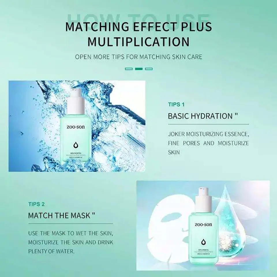 ZOO·SON Organic Essence Serum | Hydrating, Rejuvenating & Firming Face Serum | Complete Skin Care Beauty Formula 3