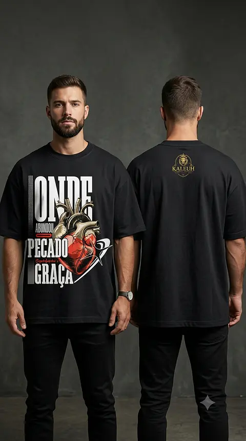 Camiseta Pecado e Graça Kaleuh