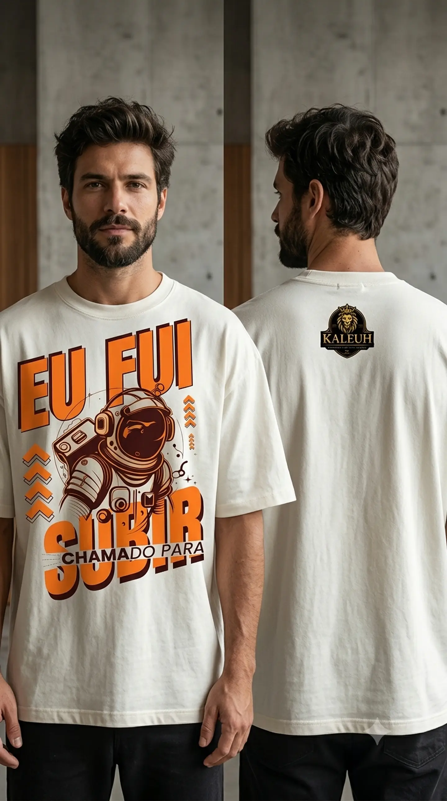 Camiseta Fui Subir Kaleuh 1