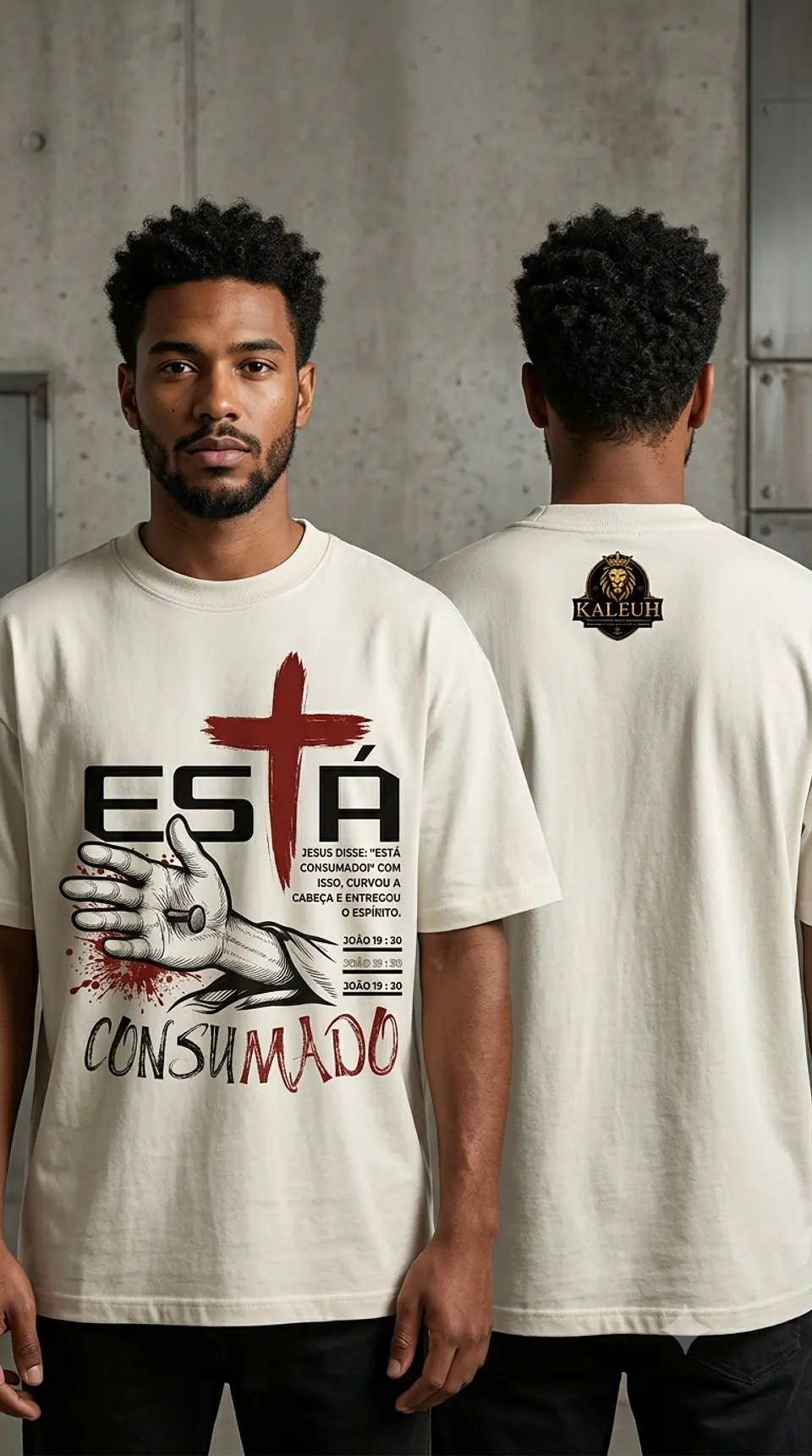 Camiseta Esta Consumado Kaleuh 1