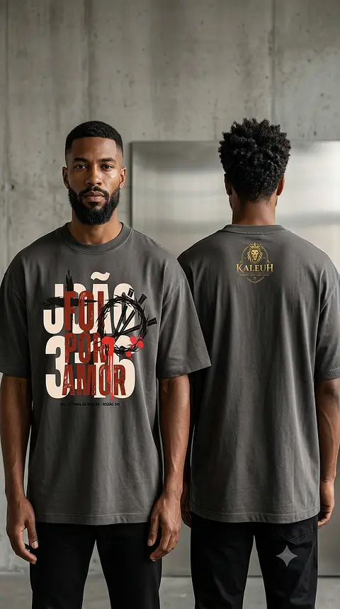 Camiseta Foi Por Amor Kaleuh