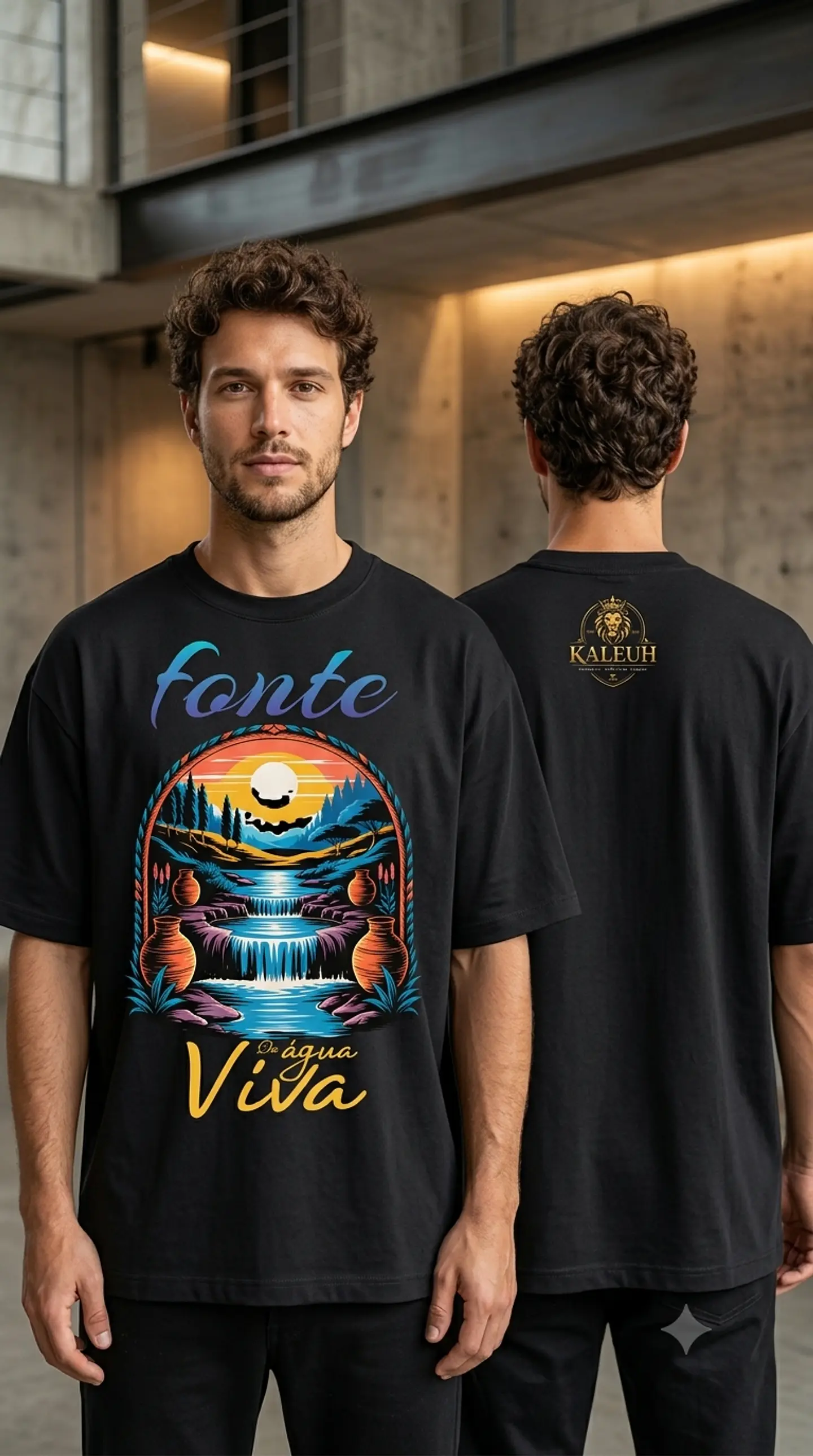Camiseta Fonte Da Vida Kaleuh 1
