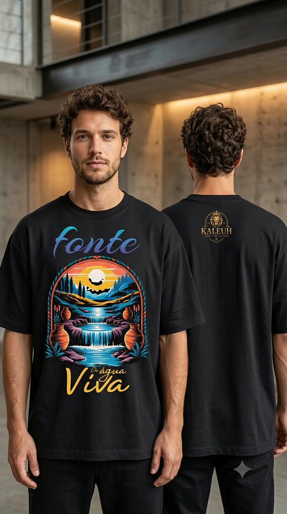 Camiseta Fonte Da Vida Kaleuh 1