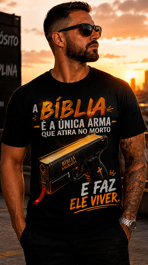 Camiseta A Bíblia Kaleuh