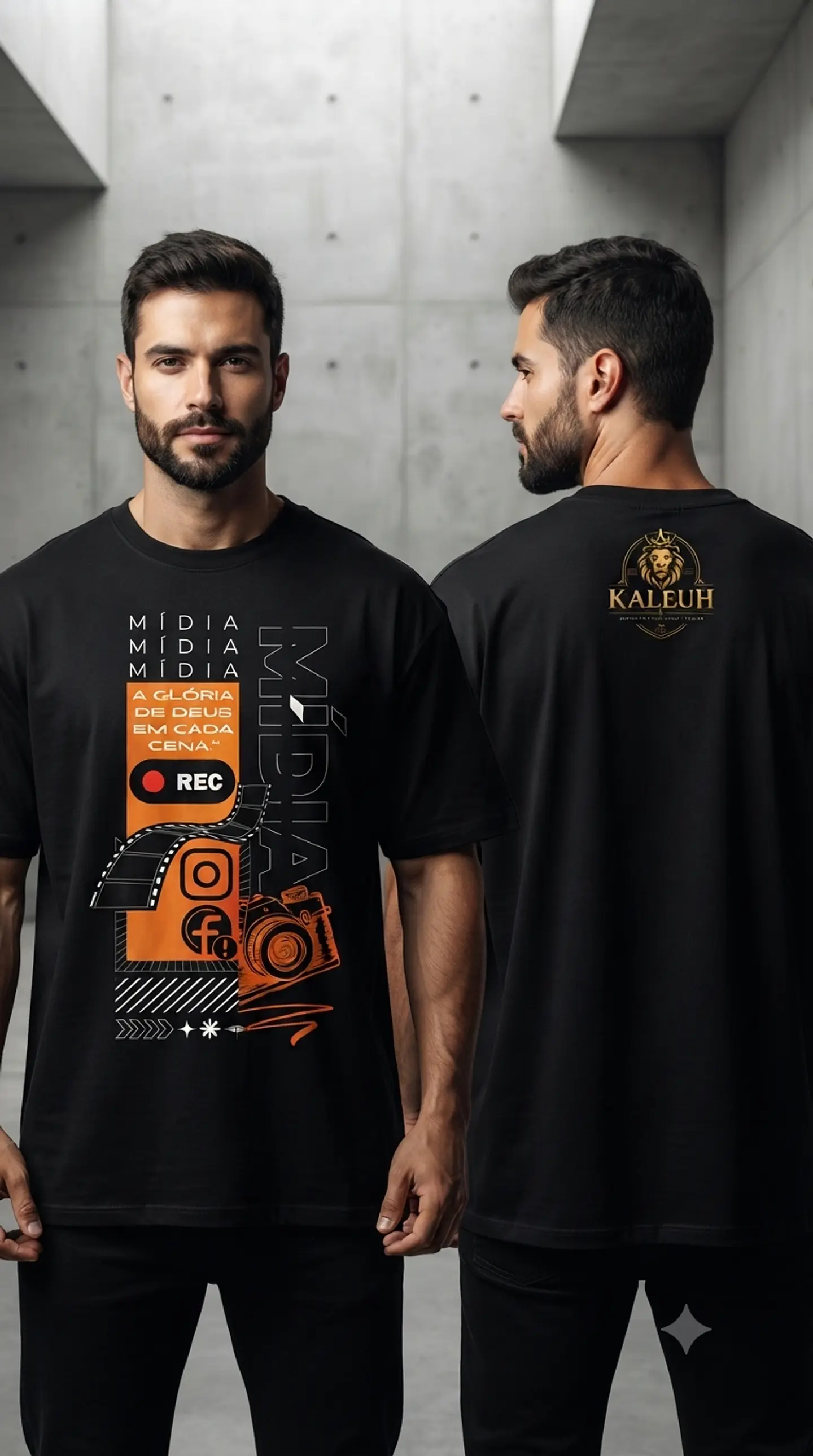 Camiseta Mídia Do Senhor Kaleuh 1