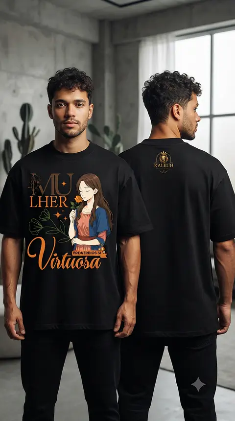Camiseta Mulher Virtuosa Kaleuh