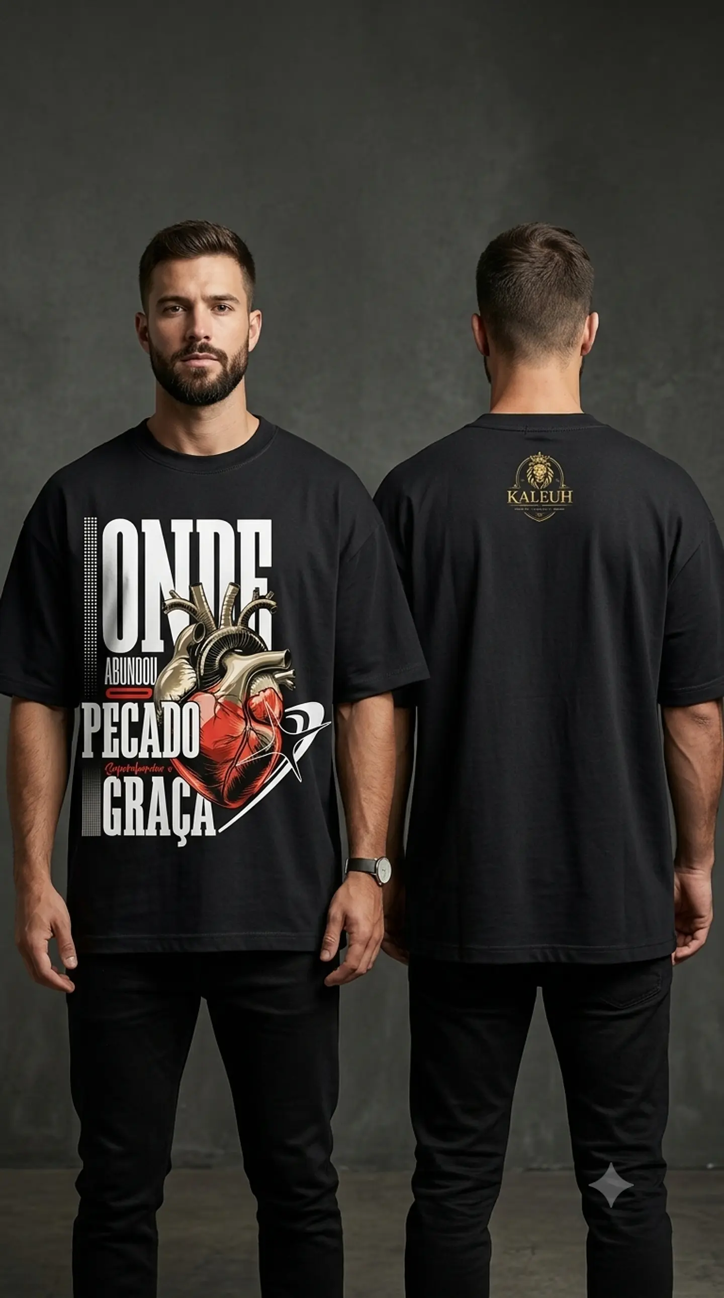 Camiseta Abundancia Da Graça Kaleuh 1