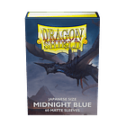 Protectores Dragon Shield - Tamaño Japanese - Small - MATTE Color Midnight Blue (60) 2