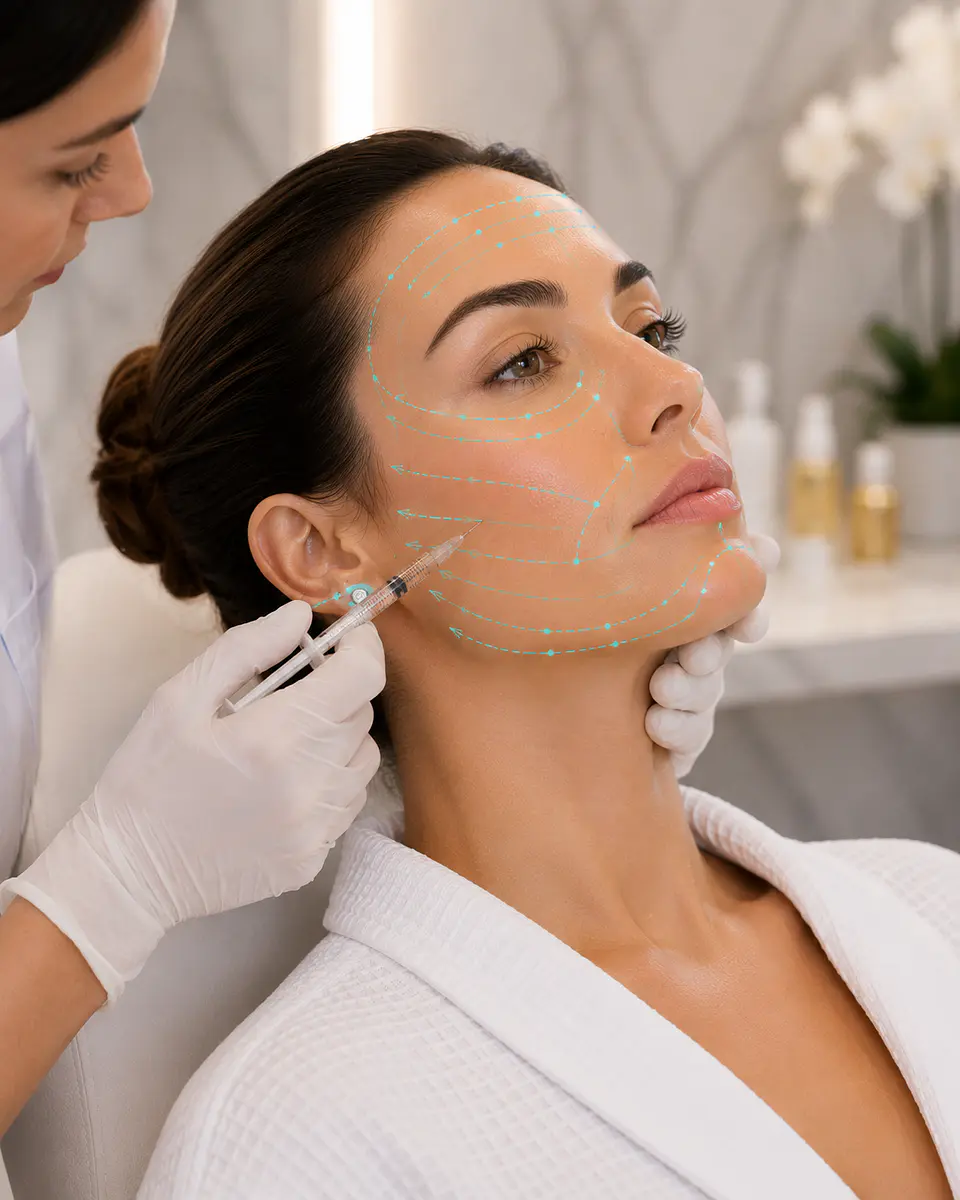 Ácido Hialurónico  Full Face (Labios + Pómulos + Surcos Nasogenianos + Mentón) 1