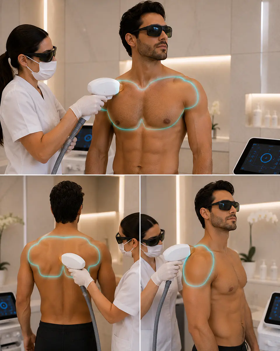 Depilación Láser Cuerpo Superior Caballero 1