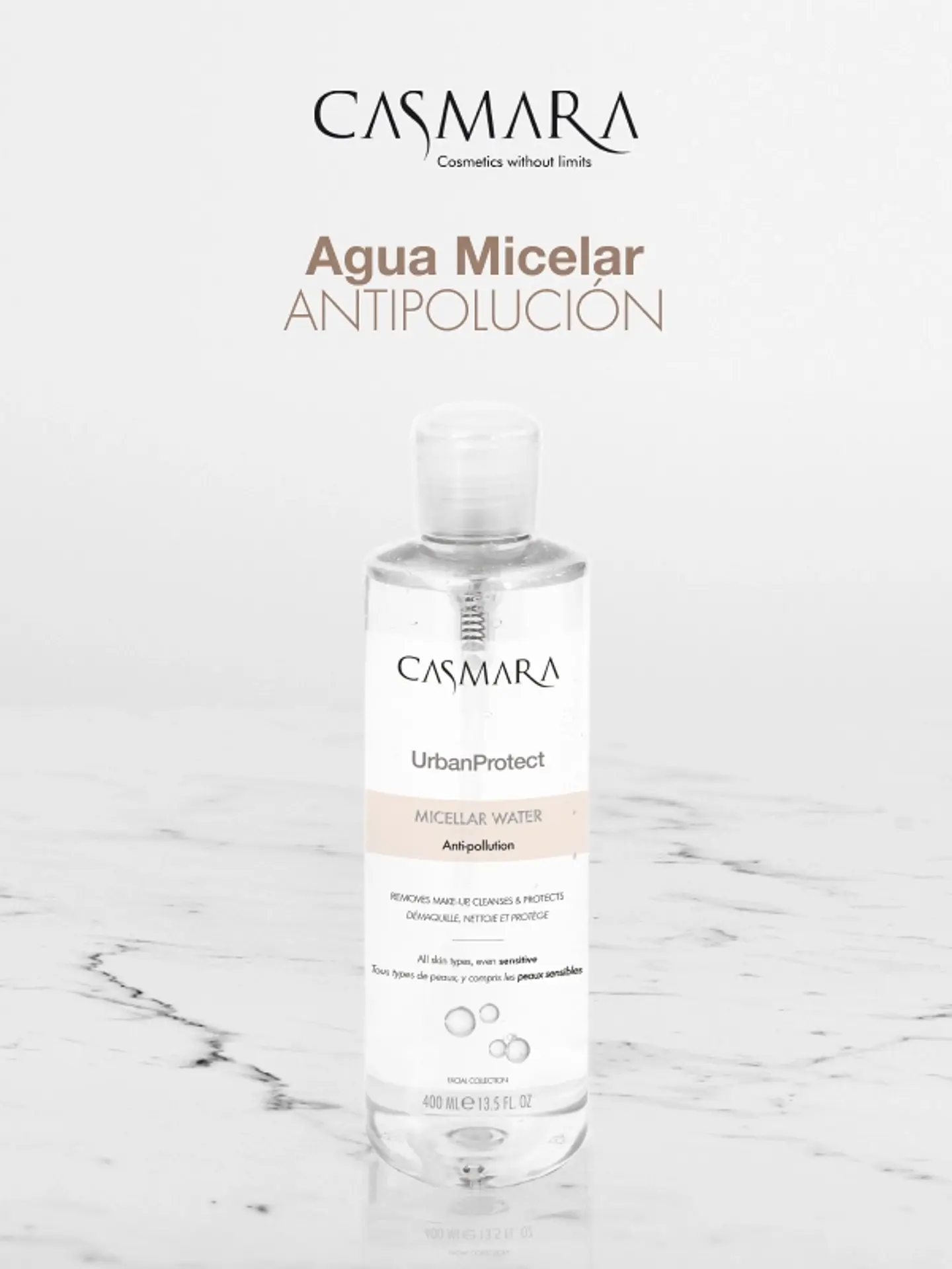 Agua Micelar Antipolución — 400 ml  1