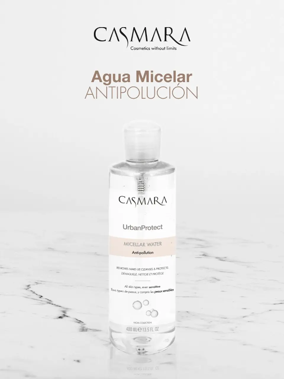 Agua Micelar Antipolución — 400 ml  1