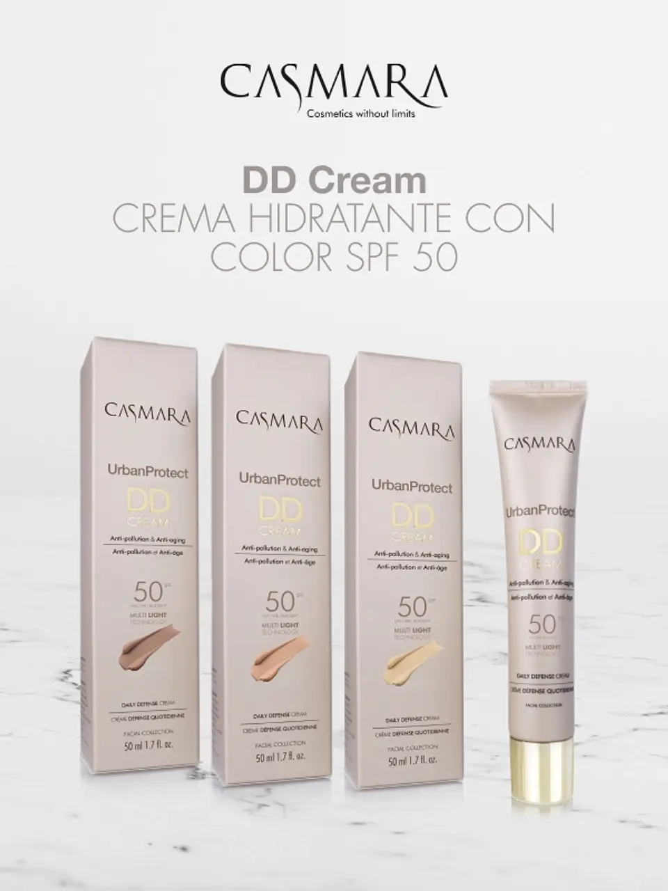 DD Cream Natural Light/Light/Dark FPS 50 — 50 ml  1