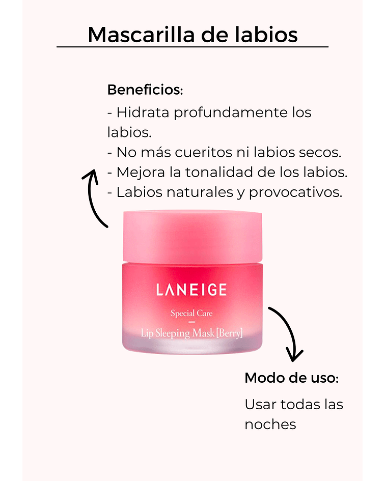Lip Sleeping Mask │Laneige ¡Excelente precio! COLOMBIA