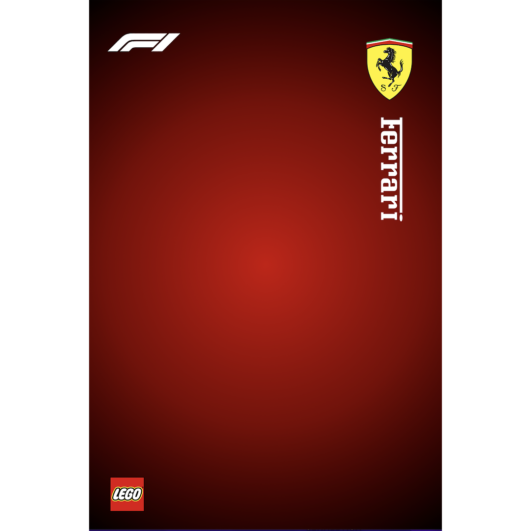 Cuadro Decorativo Fondo – LEGO F1 FERRARI 1