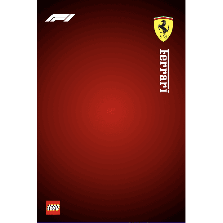 Cuadro Decorativo Fondo – LEGO F1 FERRARI 1