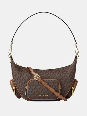 Merritt Medium Signature Logo Convertible Shoulder Bag