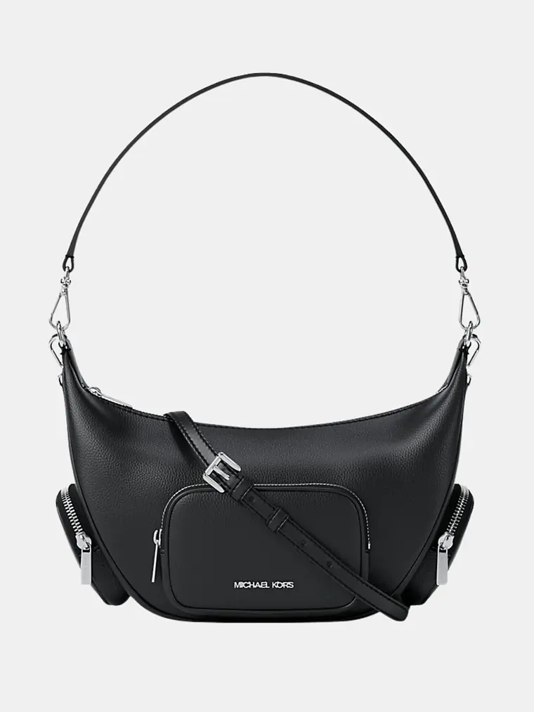 Merritt Medium Pebbled Leather Convertible Shoulder Bag 1