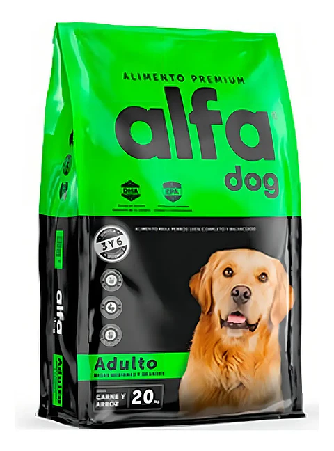 Alfa Dog Adulto - 20kg Raza mediana y grande