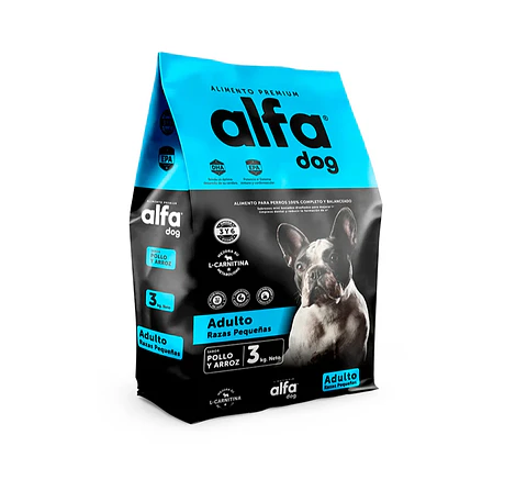Alfa Dog Adulto - 3kg Razas pequeñas