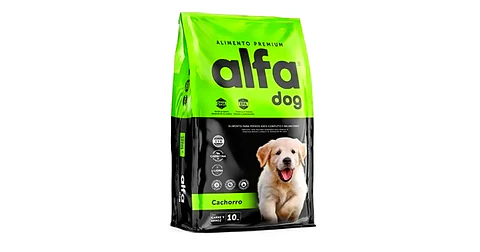 Alfa Dog Cachorro - 10 kg - Carne y arroz