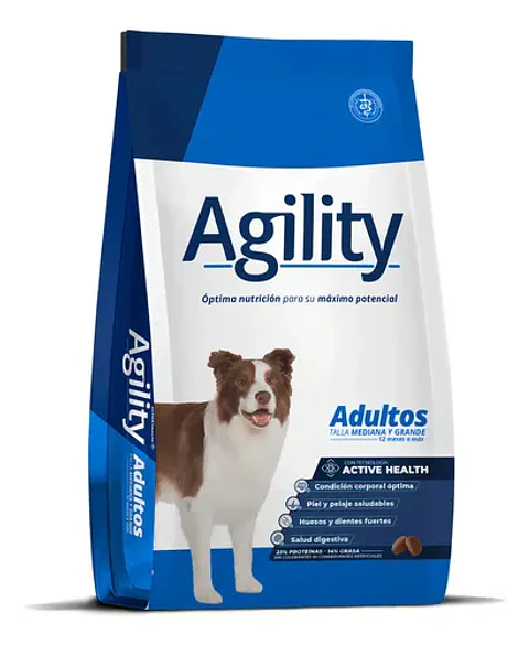 Agility Adulto -  3 kg Raza mediana y grande