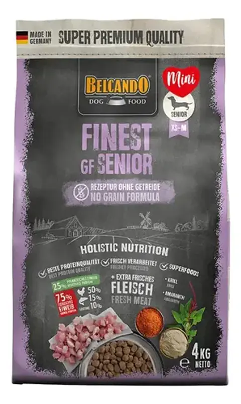 Belcando finest Senior - Perros XS a M 4 kg