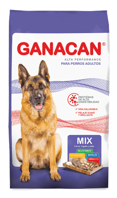 Ganacan - Carne, higado y pollo 25 kg