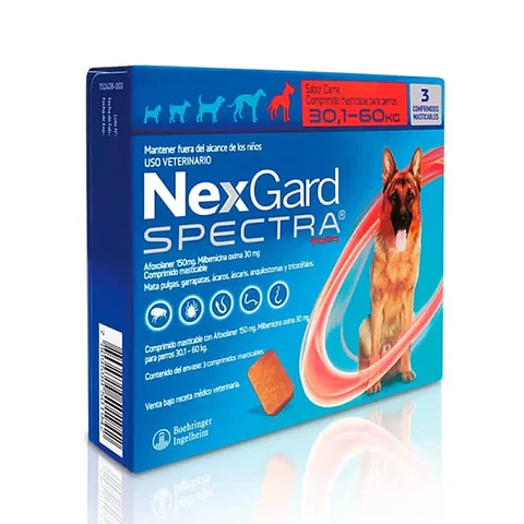Nexgard Spectra - Varias dosis (2kg hasta 60kg)