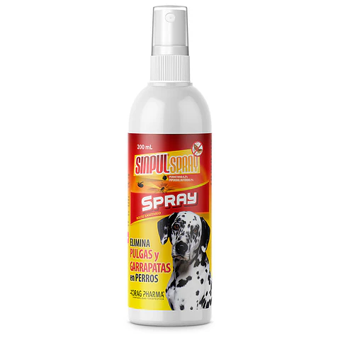 Sinpul Spray - Perro - Elimina pulgas y garrapatas