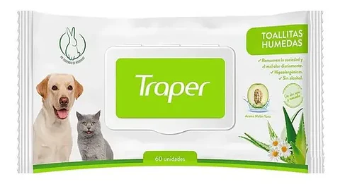 Traper Toallitas - 60 unidades