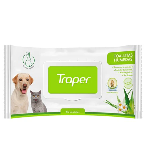Traper Toallitas - 100 unidades