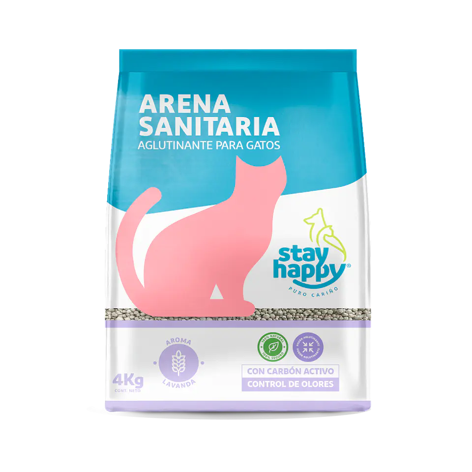 Stay Happy - 4 kg - Aroma lavanda 1