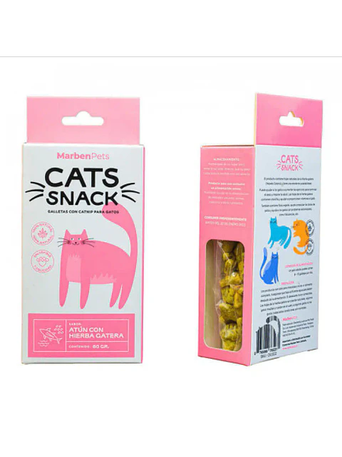 Cats Snack cajitas con hierba gatera variedades