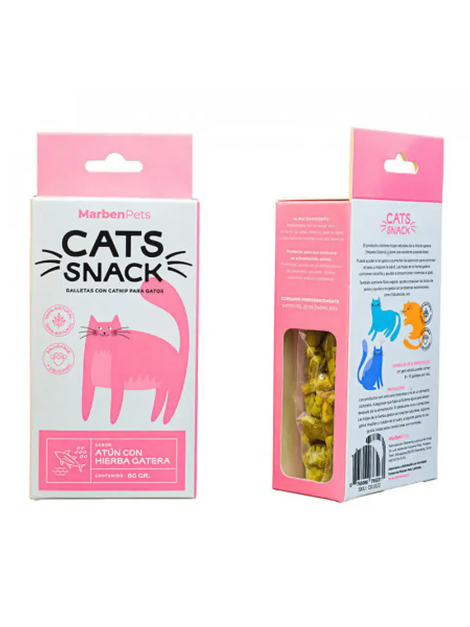 Cats Snack cajitas con hierba gatera variedades 1