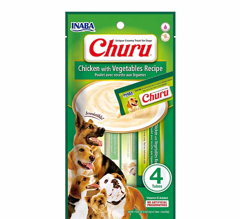 Churu sabor pollo y vegetales