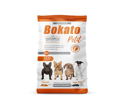 Bokato petit perro adulto raza pequeña 2.5kg