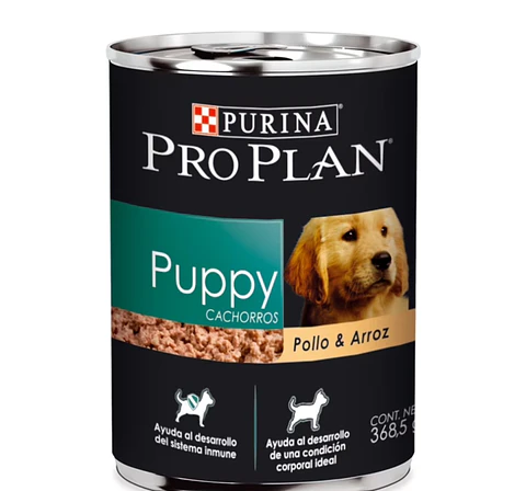 Pro plan para cachorro sabor pollo y arroz 368g