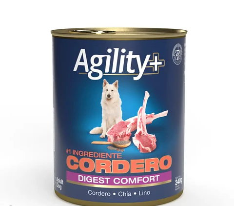 Agility+ digest comfort sabor cordero 340g