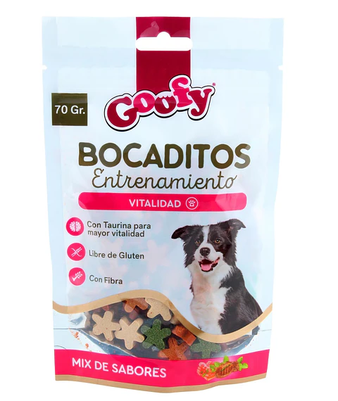 Snack bocaditos de entrenamiento mix de sabores 70g