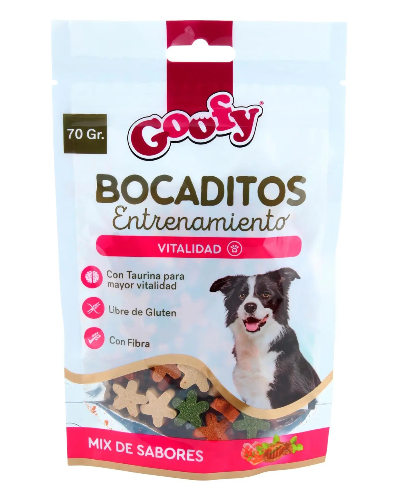 Snack bocaditos de entrenamiento mix de sabores 70g 1